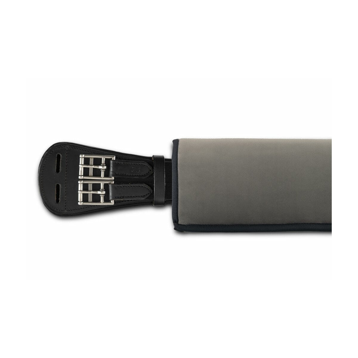 equitex-sattelgurtschoner-samt-silber-50-cm